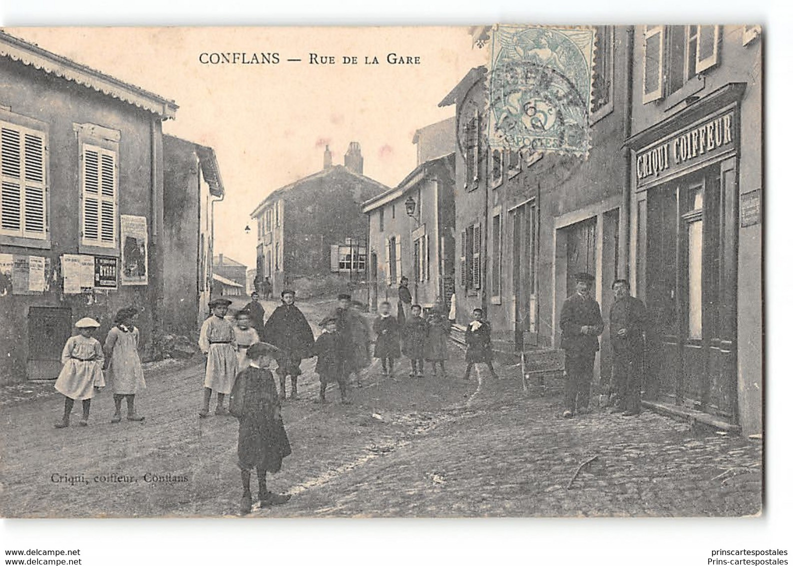 CPA 54 Conflans Rue De La Gare - Jarny