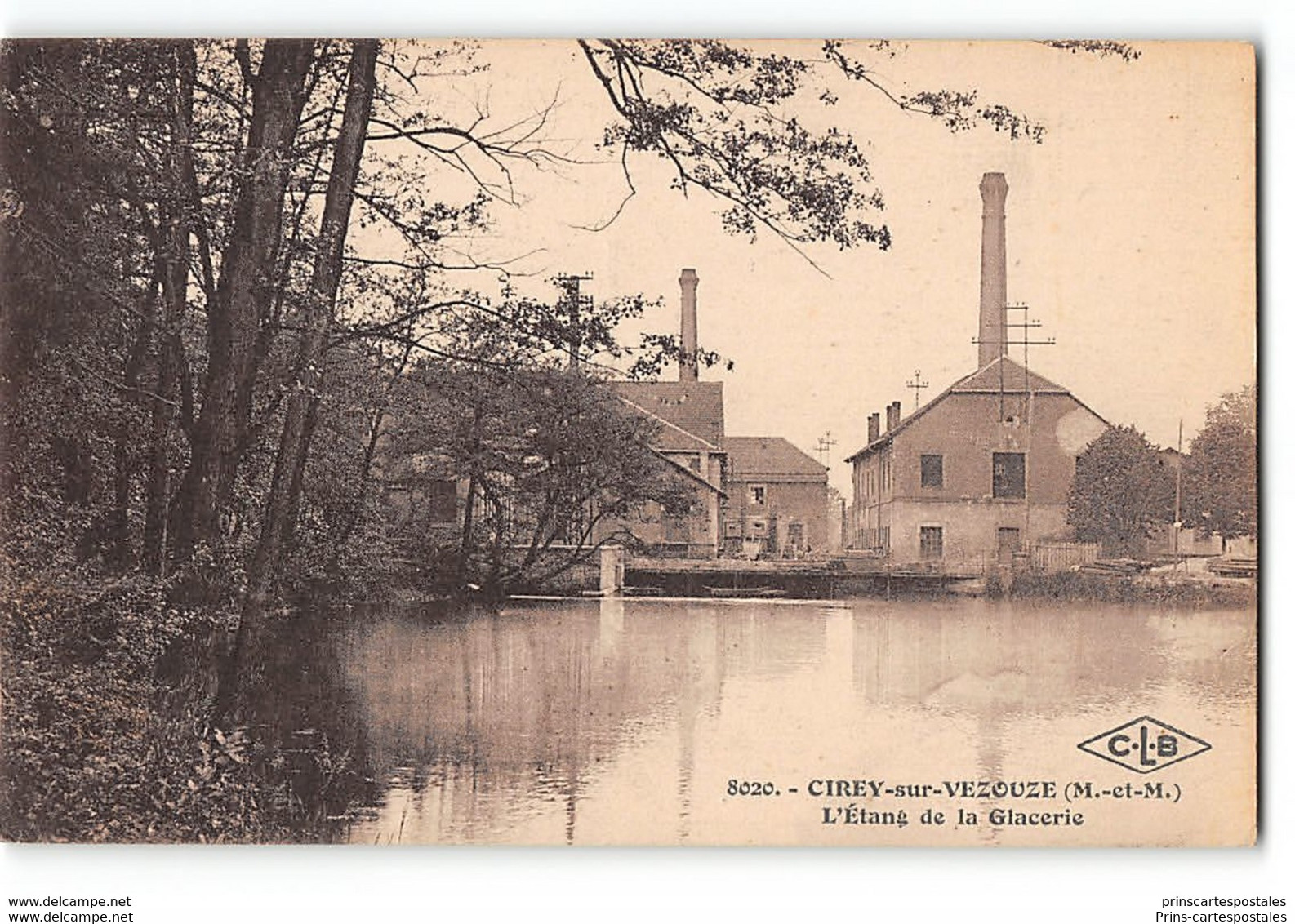 CPA 54 Cirey Sur Vezouse L'etang De La Glacerie - Cirey Sur Vezouze