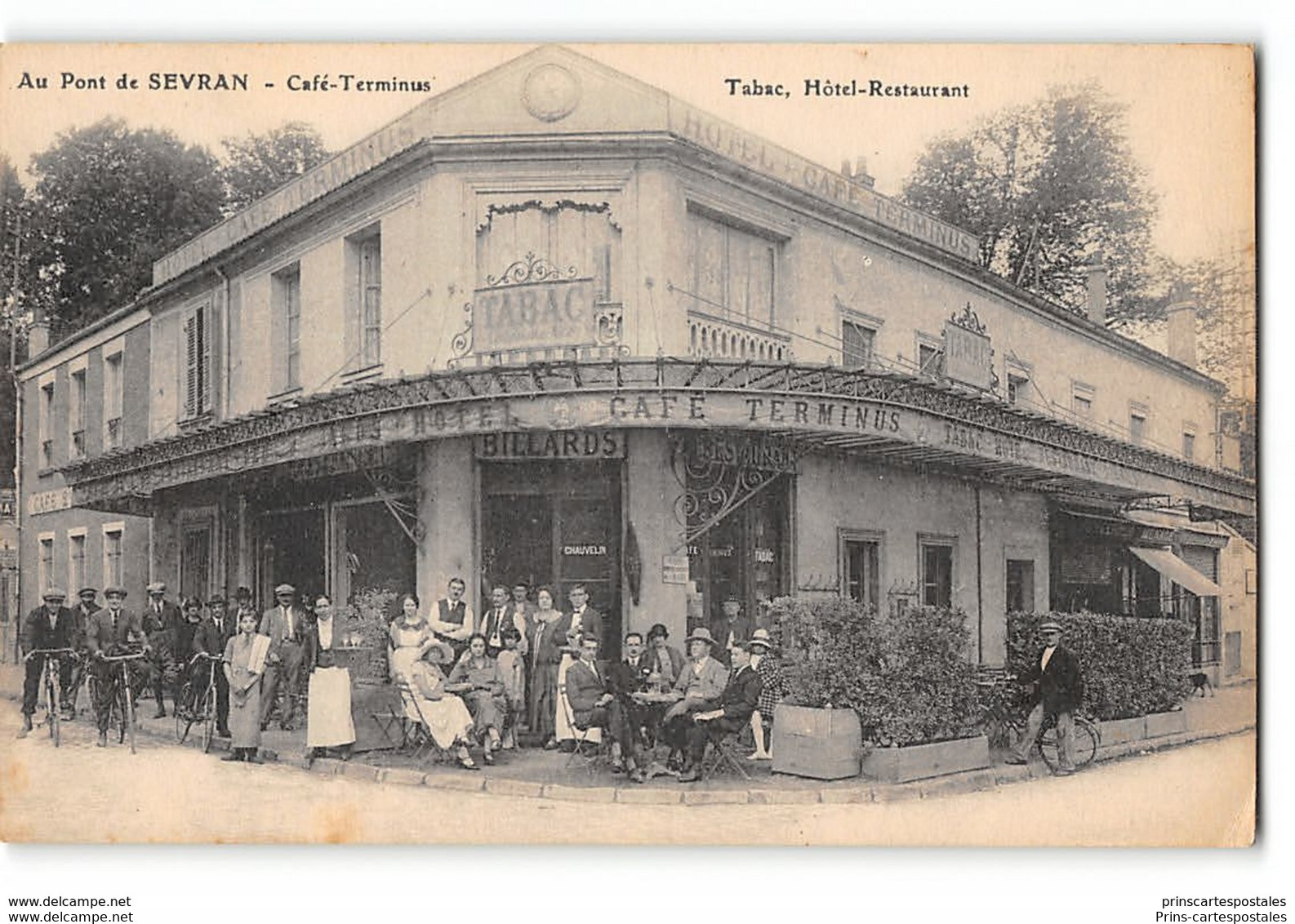 CPA 93 Sevran Café Terminus - Sevran