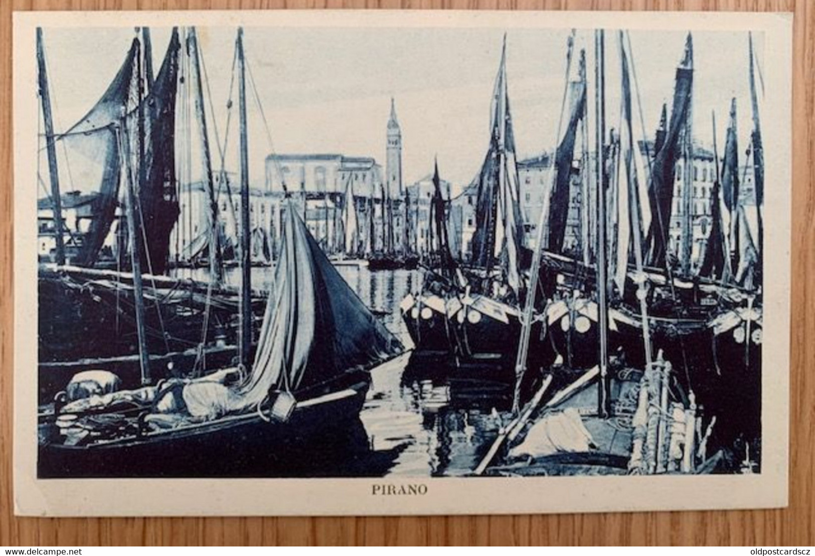 Slovenia Piran Pirano 1931 Hrbour Port Sail Boat - Slovenië