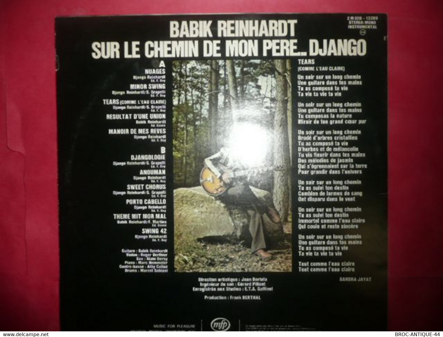 LP33 N°5986 - BABIK REINHARDT - 2 M 026 - 13200 - JAZZ GYPSY - Jazz