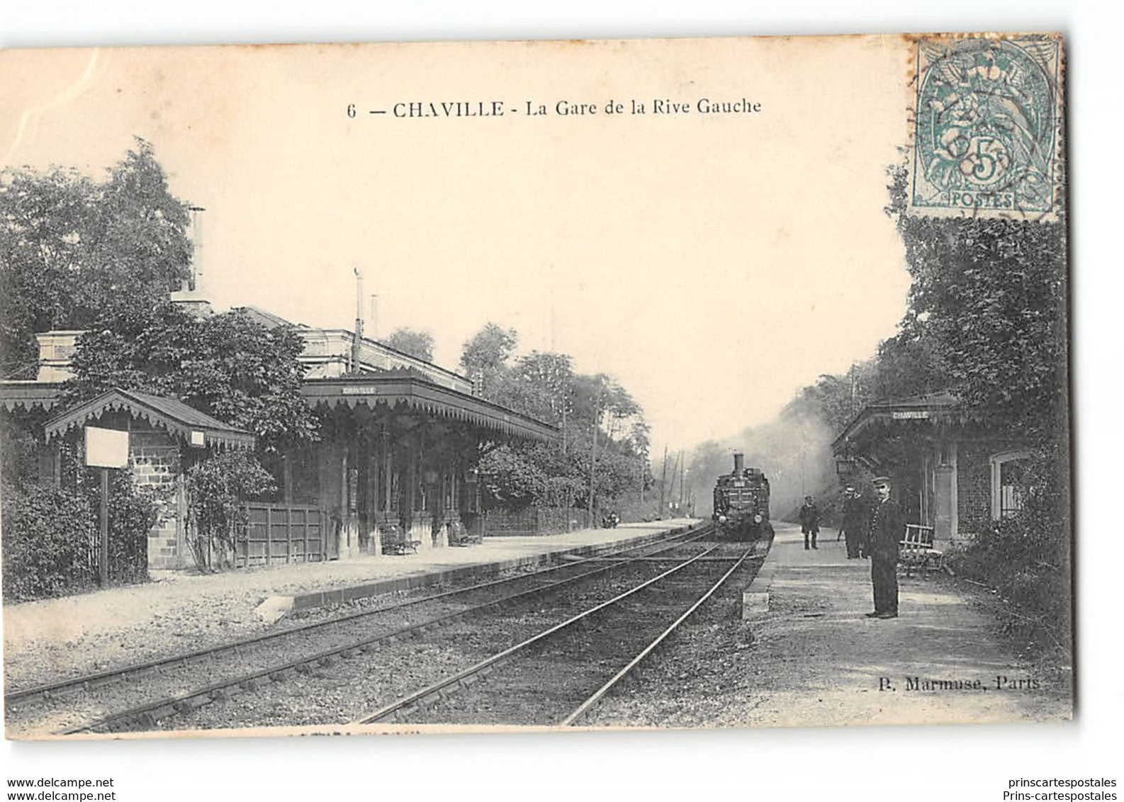 CPA 92 Chaville La Gare De La Rive Gauche - Chaville