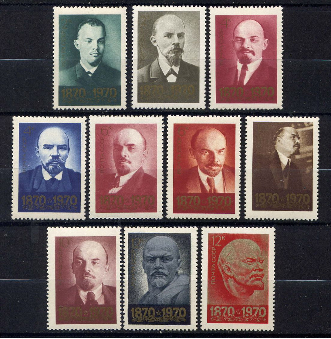 RUSSIE - 3613/3622** - 100è ANNIVERSAIRE DE LA NAISSANCE DE LENINE - Unused Stamps
