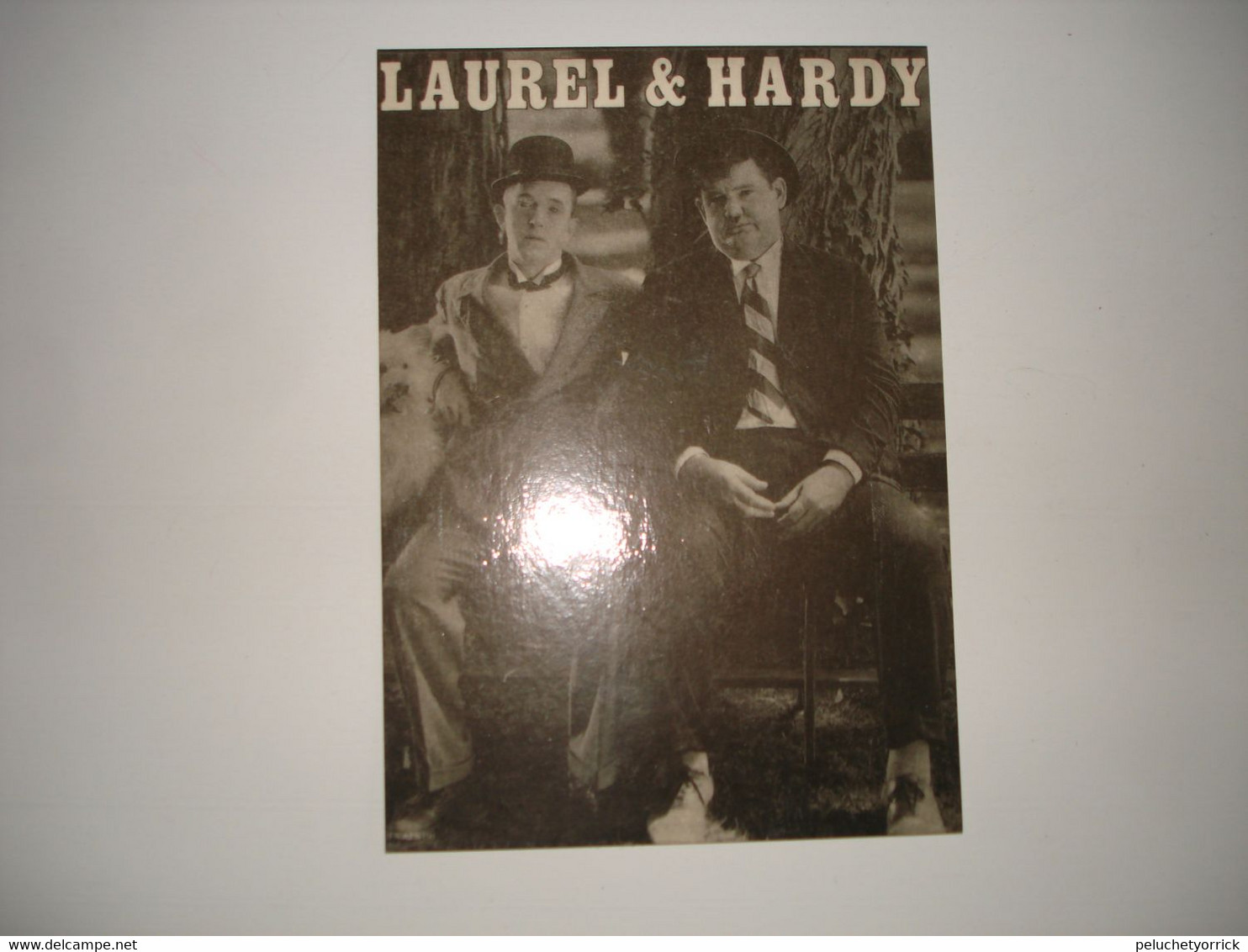 3 CARTES POSTALES LAUREL ET HARDY - Artisti