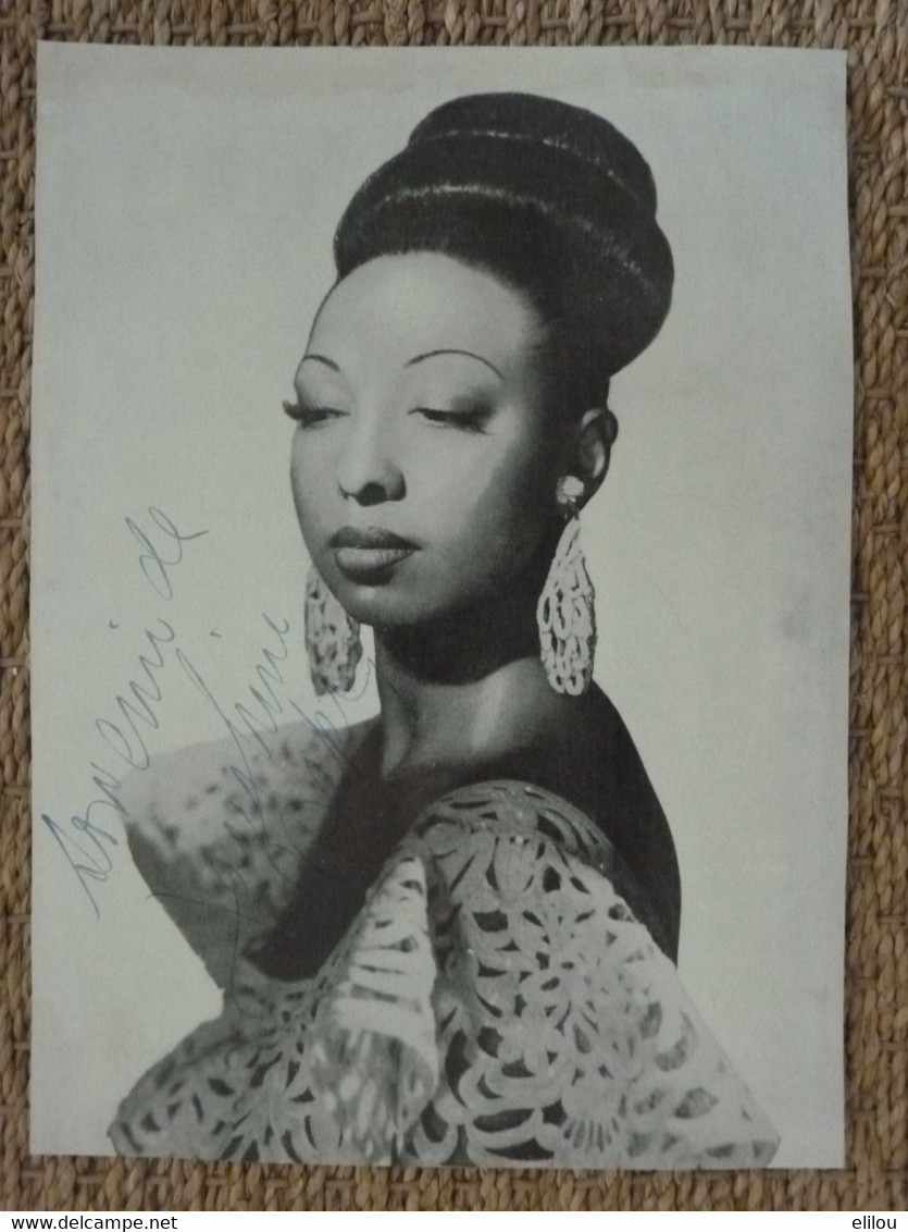 Josephine Baker ! Autographe Manuscrit! Dédicace De Sa Main! - Other & Unclassified