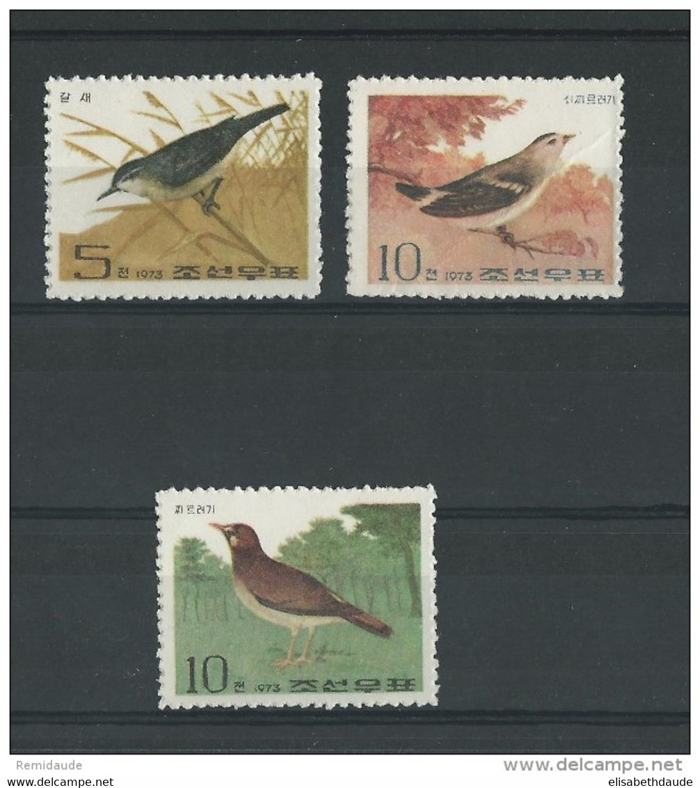 KOREA - YVERT N° 1128/1130 NEUFS - MINT - BIRDS - OISEAUX - Korea, North