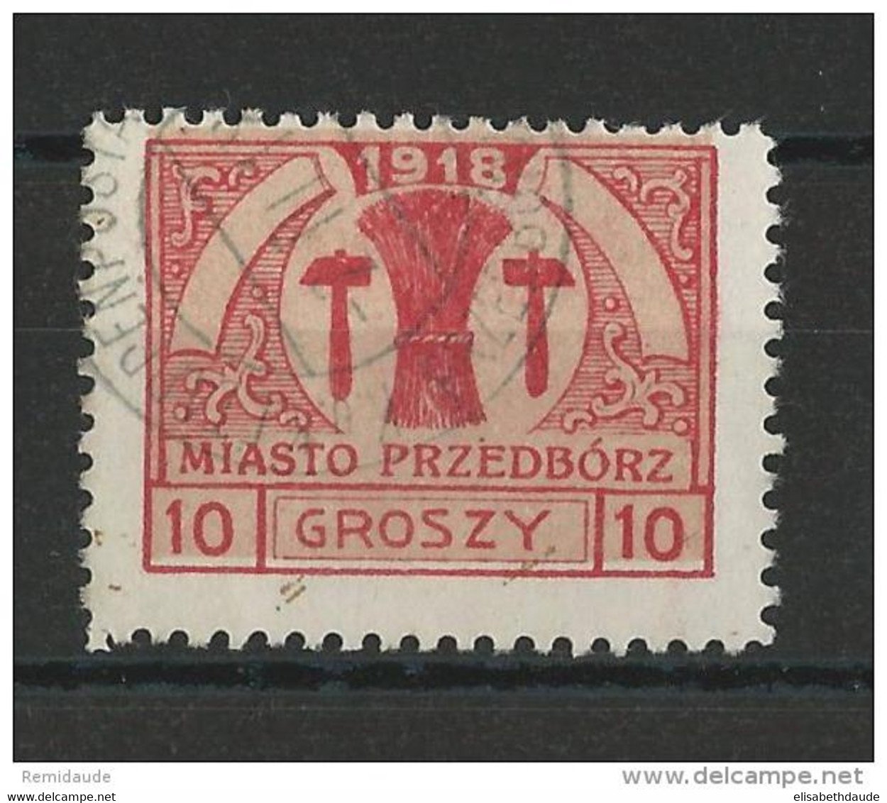 POLOGNE - PRZEDBORZ - MICHEL N° 6 OBLITERE (COTE = 60 EUR.) - Usati