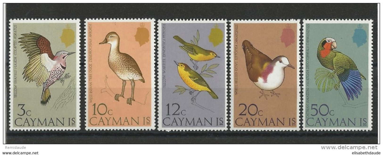 CAYMAN - YVERT  N°353/8 ** - OISEAUX - COTE = 25 EURO - Cayman Islands