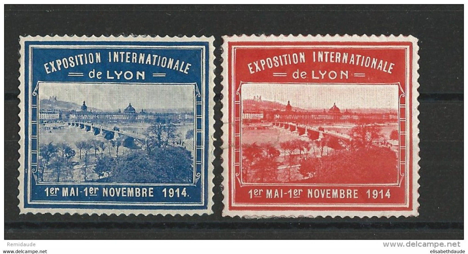 1914 - VIGNETTE "EXPOSITION INTERNATIONALE DE LYON" * - Autres & Non Classés