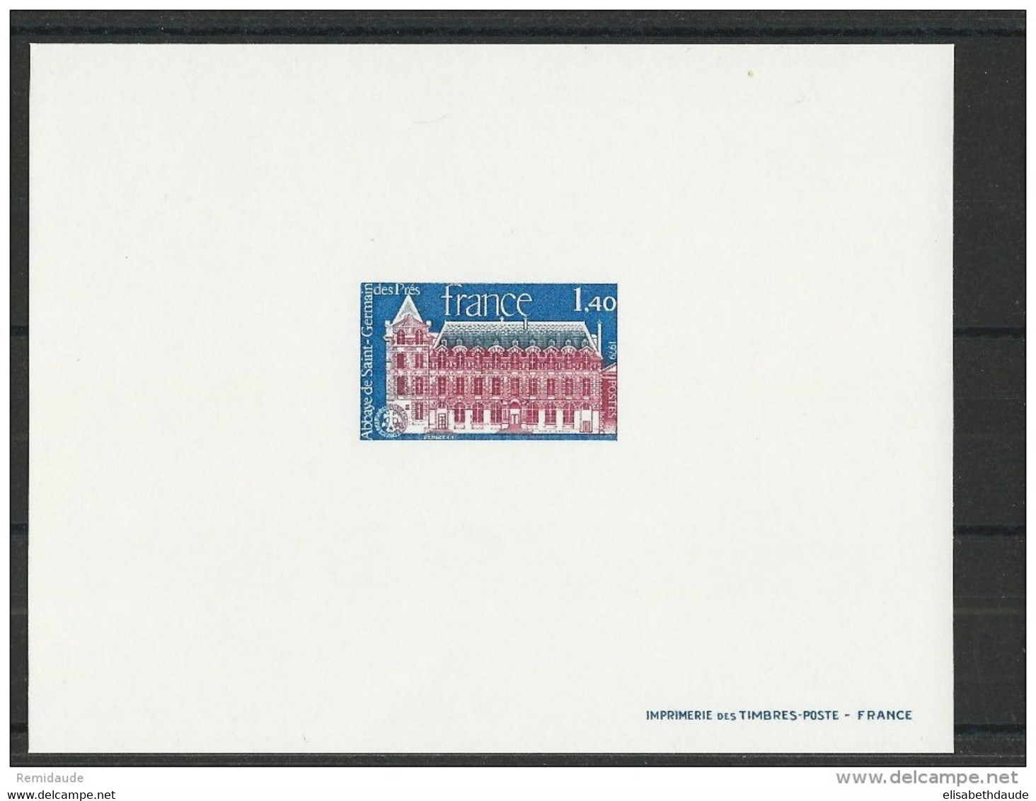 1979 - YVERT N°2048 - EPREUVE De LUXE - COTE MAURY = 30 EUROS - ST GERMAIN DES PRES - Luxeproeven