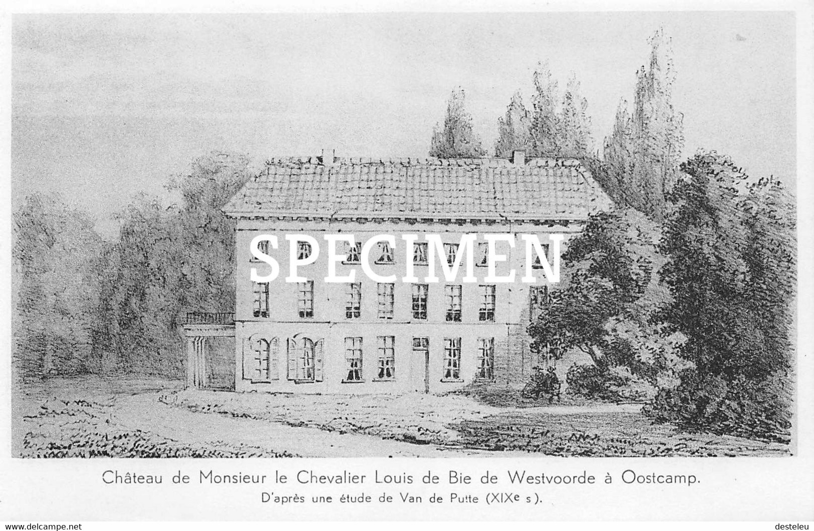 Château De Monsieur Le Chevalier Louis De Bie De Westvoorde  - Oostkamp - Oostkamp