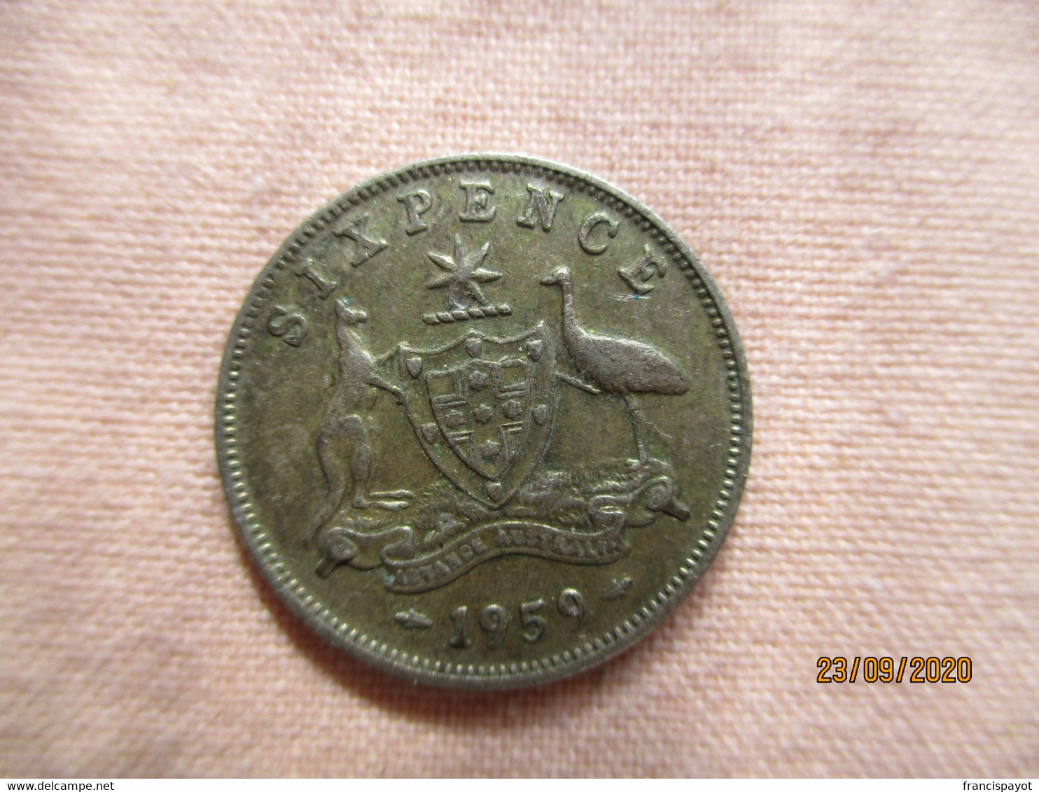 Australia: 6 Pence 1959 - Sixpence