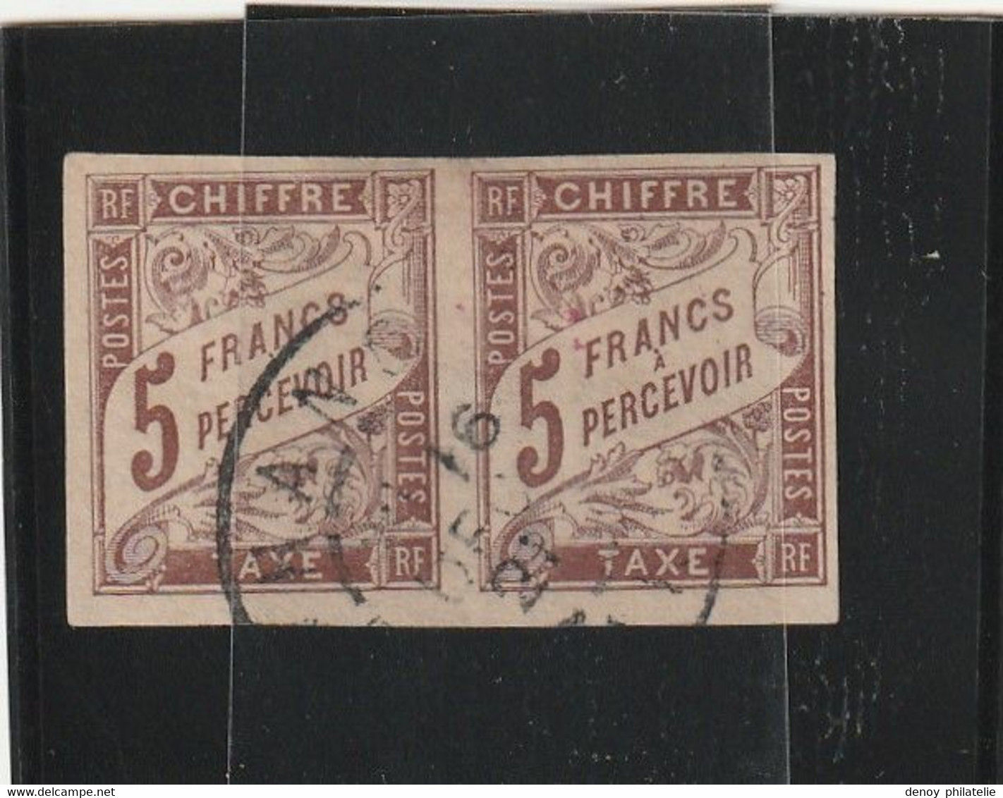 Colonies Générales -  Taxe N° 17 Obltéré En Paire - Postage Due