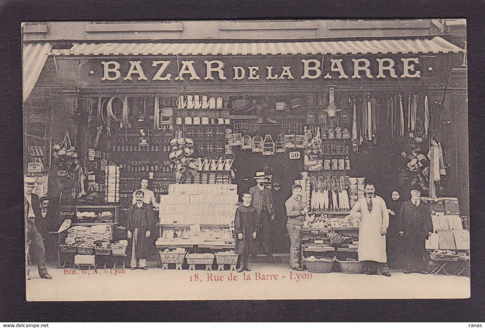 CPA Rhône 69 Lyon Commerce Magasin Bazar Non Circulé - Other & Unclassified