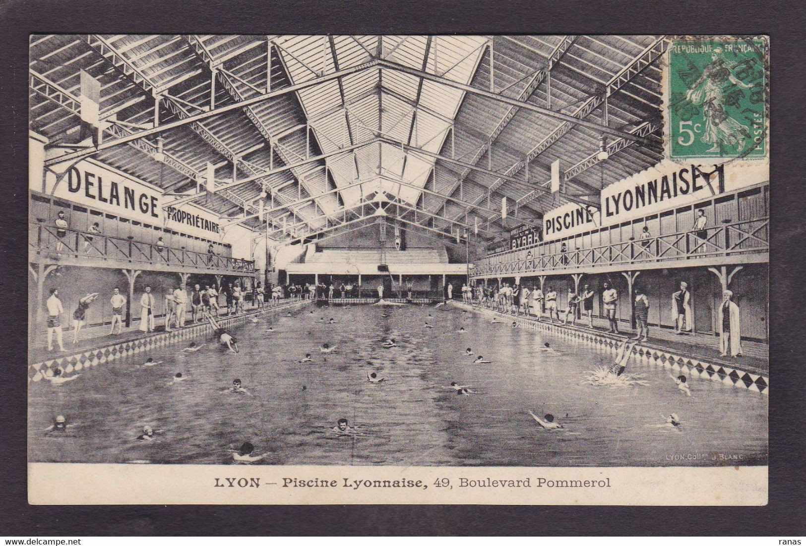 CPA Rhône 69 Lyon Piscine Circulé - Other & Unclassified