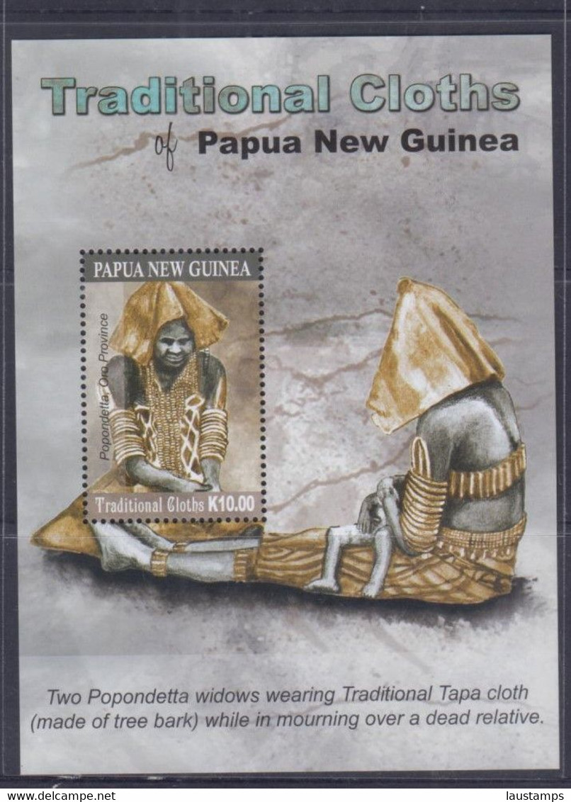 Papua New Guinea 2012 Traditional Cloths S/S MNH - Papua-Neuguinea