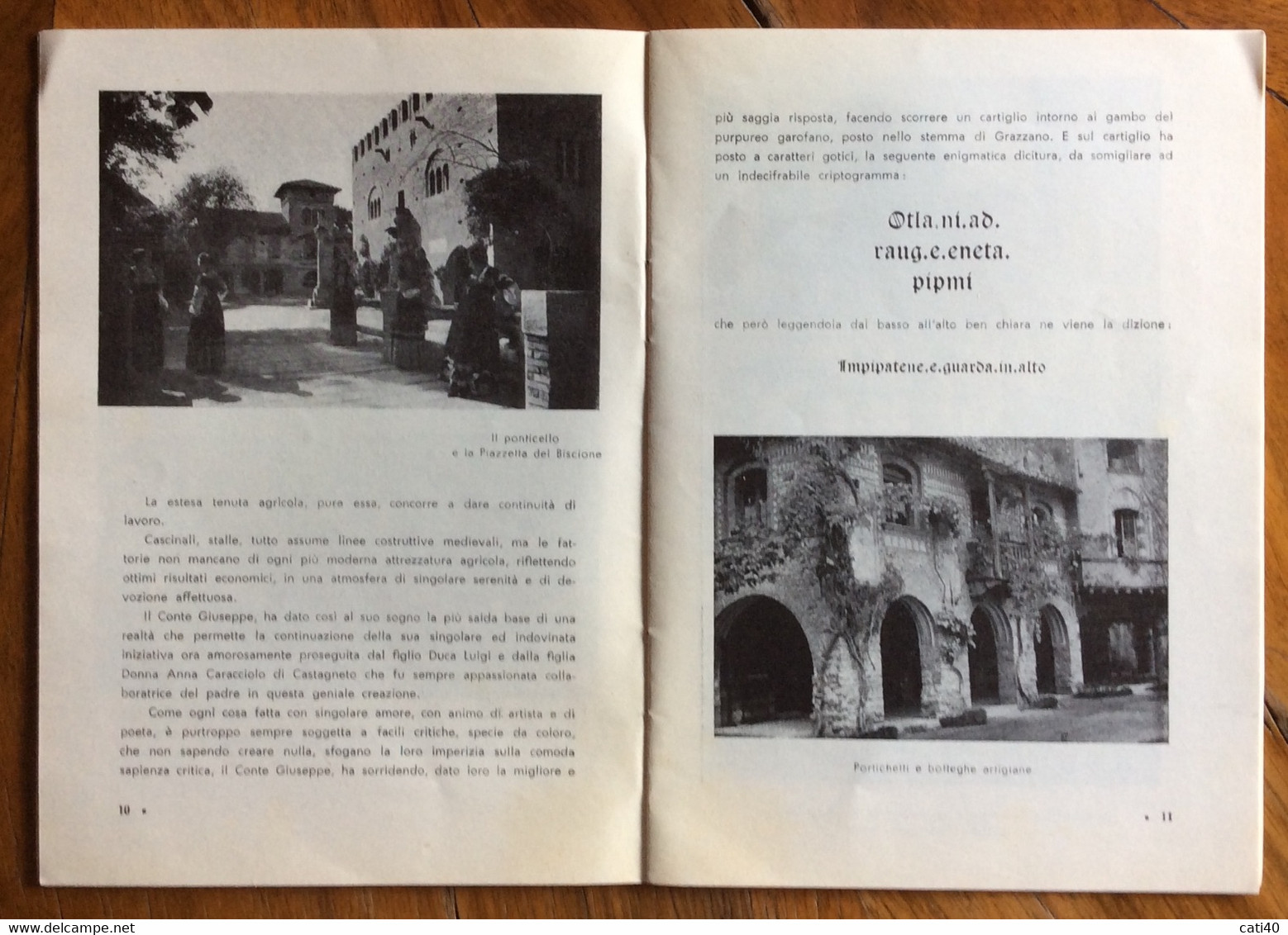 GRAZZANO VISCONTI - OPUSCOLO DI 36 Pagg. CON FOTO - Tip.Casarola - PIACENZA - Ill. Aldo Ambrogio - To Identify