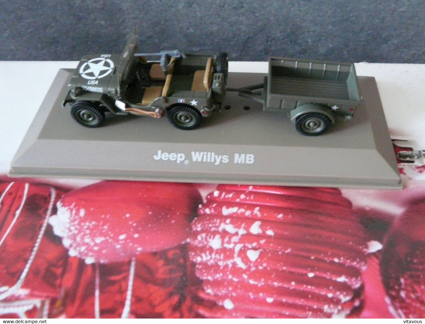 Véhicule JEEP WILLYS  MB De La 2ème DB- 1/43° - Voiture Car Armée - Carri Armati