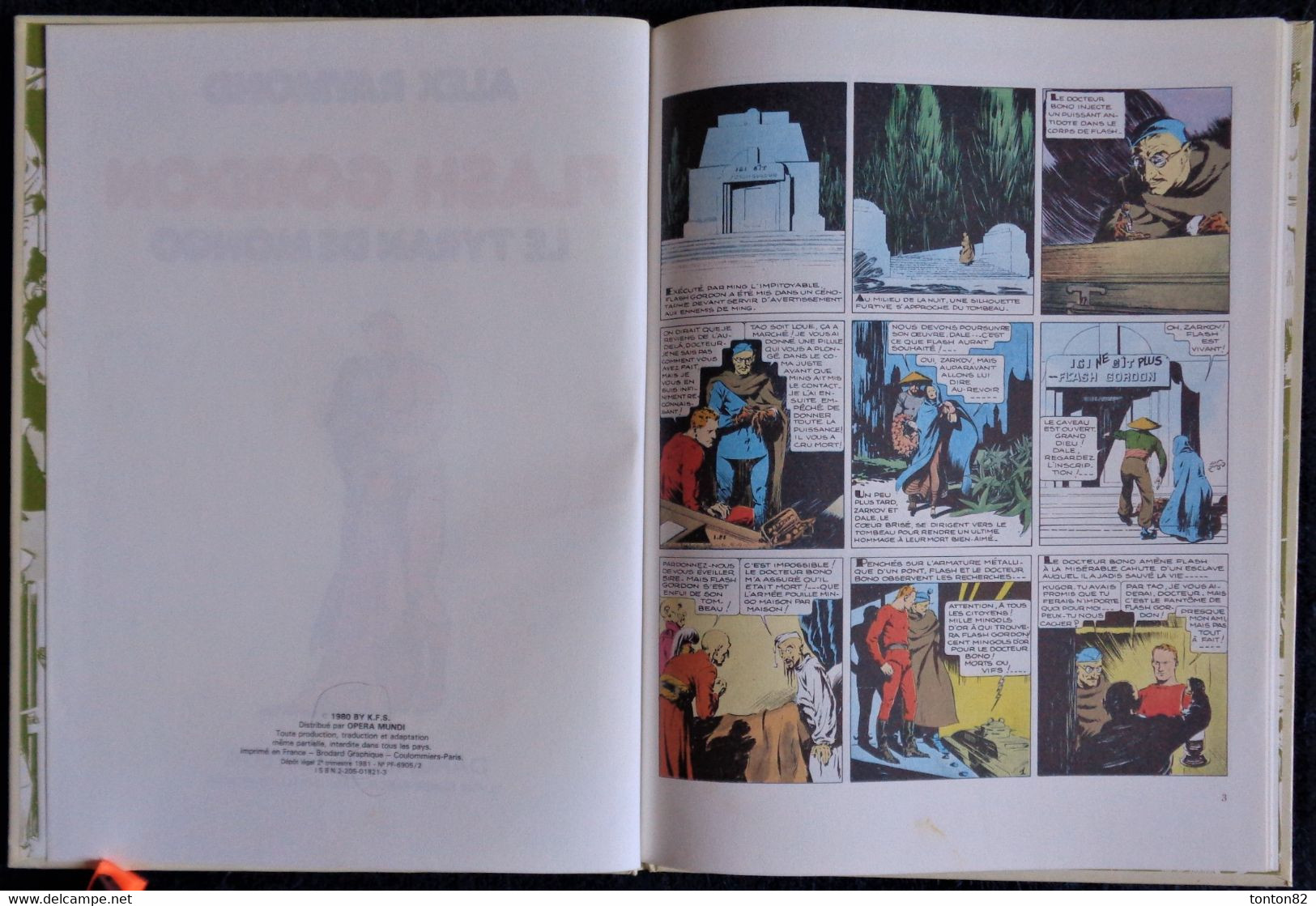 Alex Raymond - FLASH GORDON - Le Tyran De Mongo - Dargaud - ( E.O. 04 - 1981 ) . - Flash