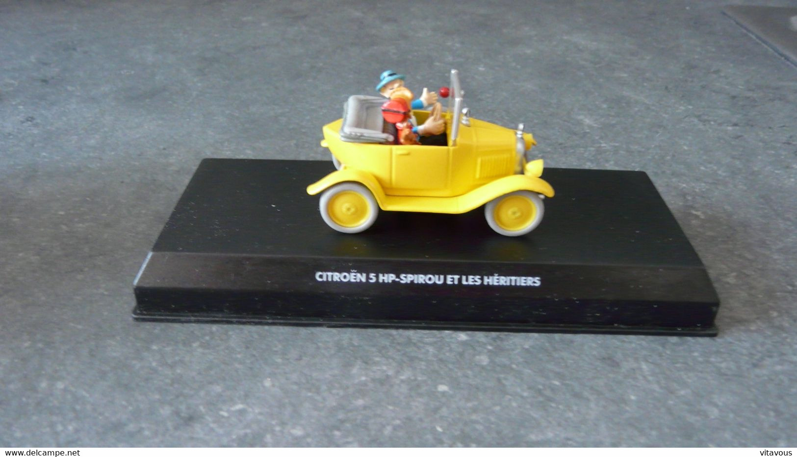 Voiture De Spirou Et Fantasio - Citroën  5 HP - Spirou Et Les Héritiers - 1/43° - Other & Unclassified