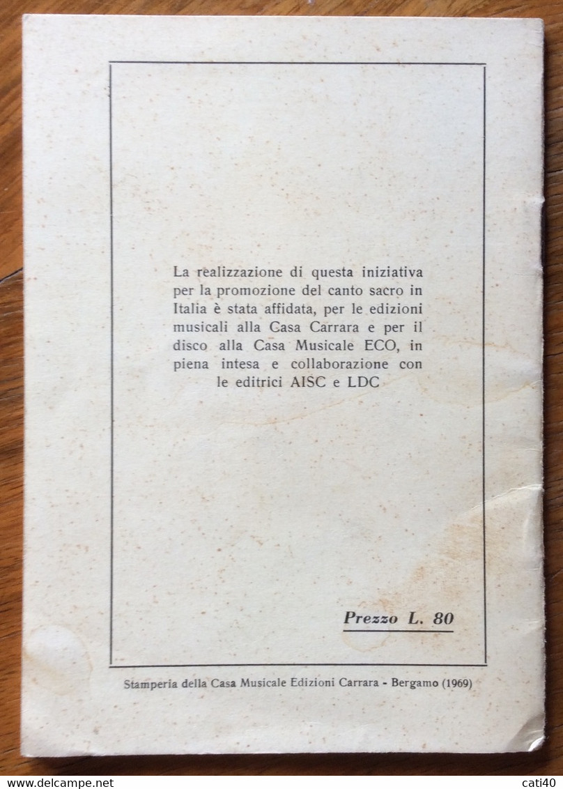 RELIGIONE - I CANTI DELLA FAMIGLIA DI DIO - Opuscolo Di 16 Pag. Con TESTI E MUSICA - Edit. Edizioni CARRARA - BERGAMO - Zu Identifizieren