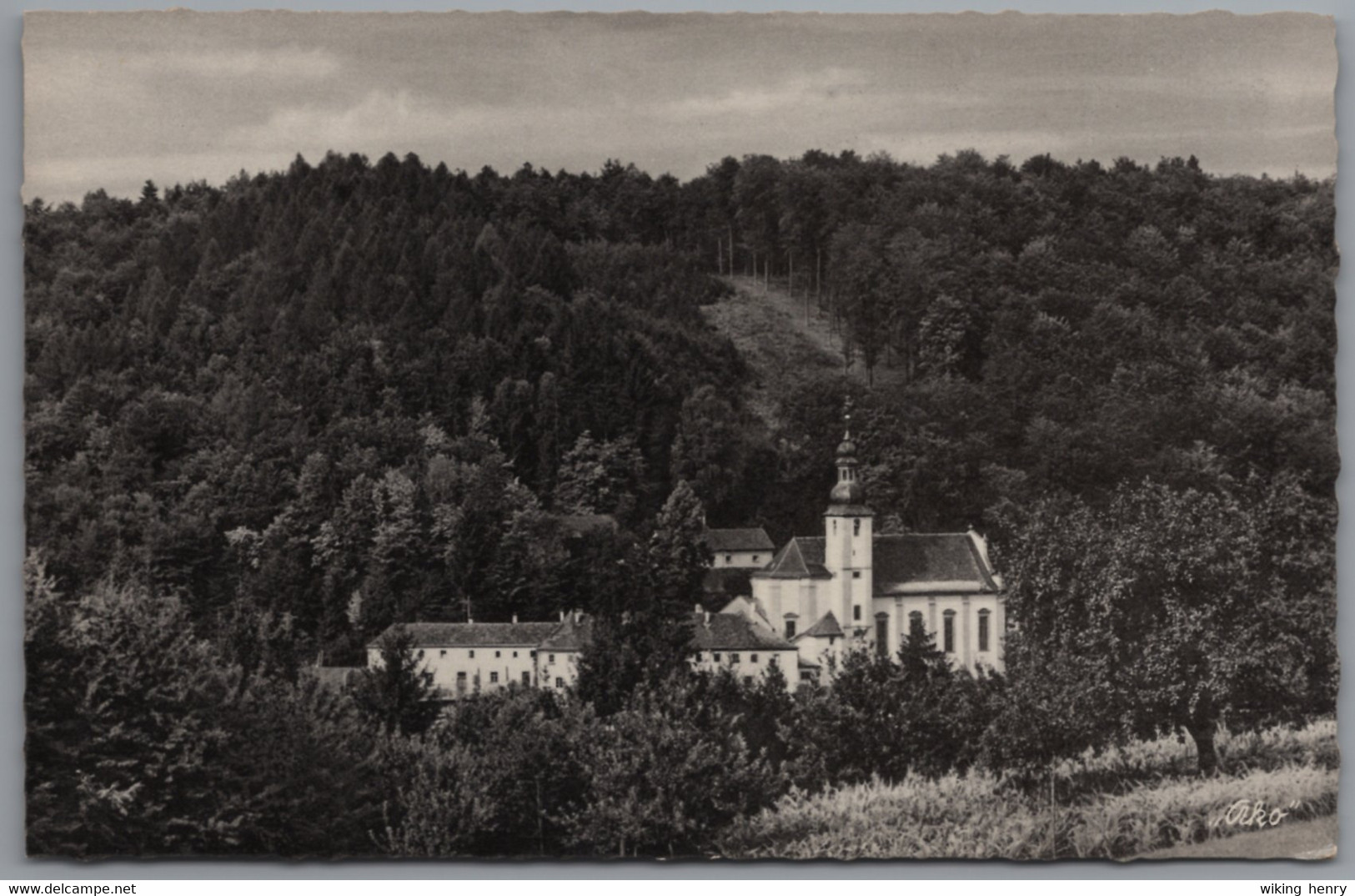 Lohr Am Main - S/w Kloster Mariabuchen 3   Gaststätte Und Pension Waldrast Neben Der Wallfahrtskirche - Lohr