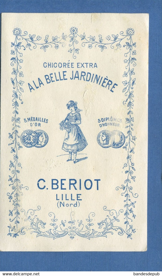 Lille BELLE JARDINIERE BERIOT CHROMO 15cmx9,3cm Saint Nicolas Enfant De Choeur Prière Enfants Angelot - Otros & Sin Clasificación