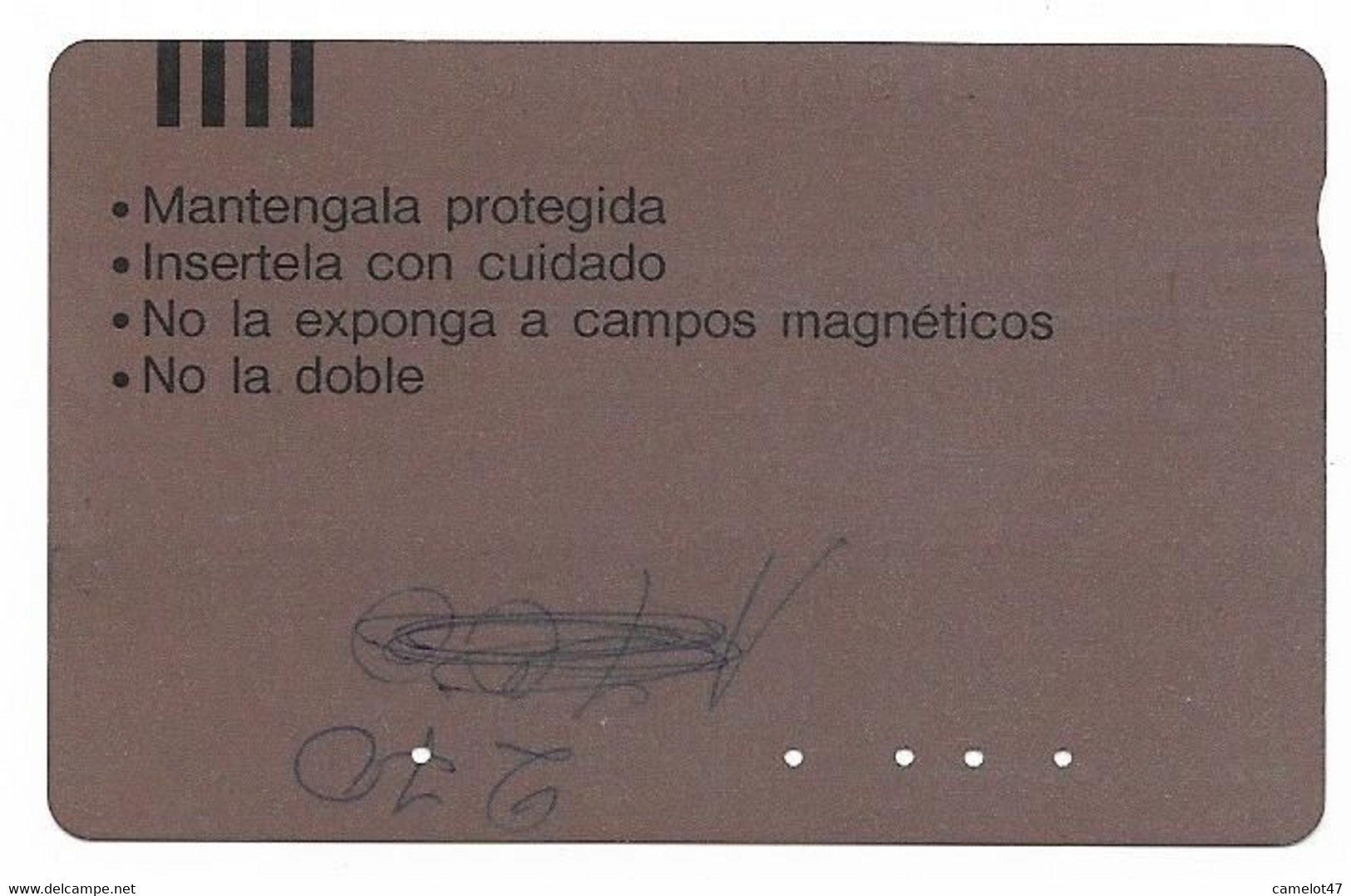 Colombia Tamura Used Phone Card, No Value, Collectors Item, # Colombia-8 - Colombia