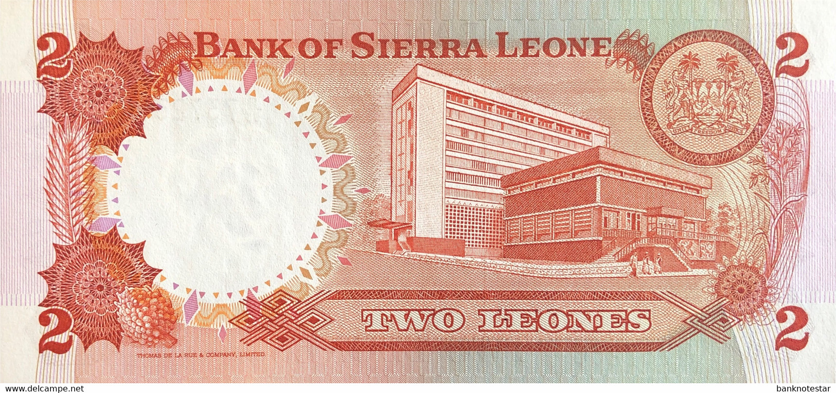 Sierra Leone 2 Leone, P-6f (1.7.1983) - AU+ - Sierra Leona