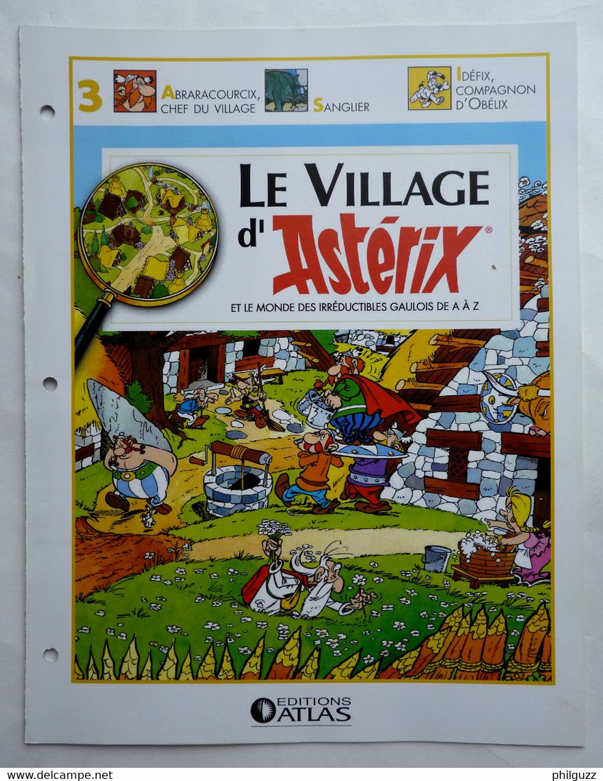 LIVRET ATLAS LE VILLAGE D'ASTERIX 3 - Little Figures - Plastic