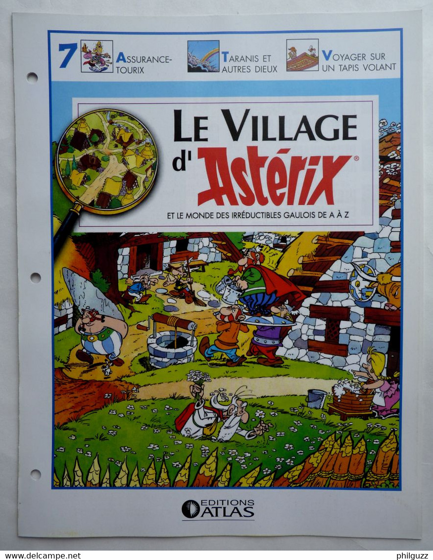 LIVRET ATLAS LE VILLAGE D'ASTERIX 7 - Little Figures - Plastic