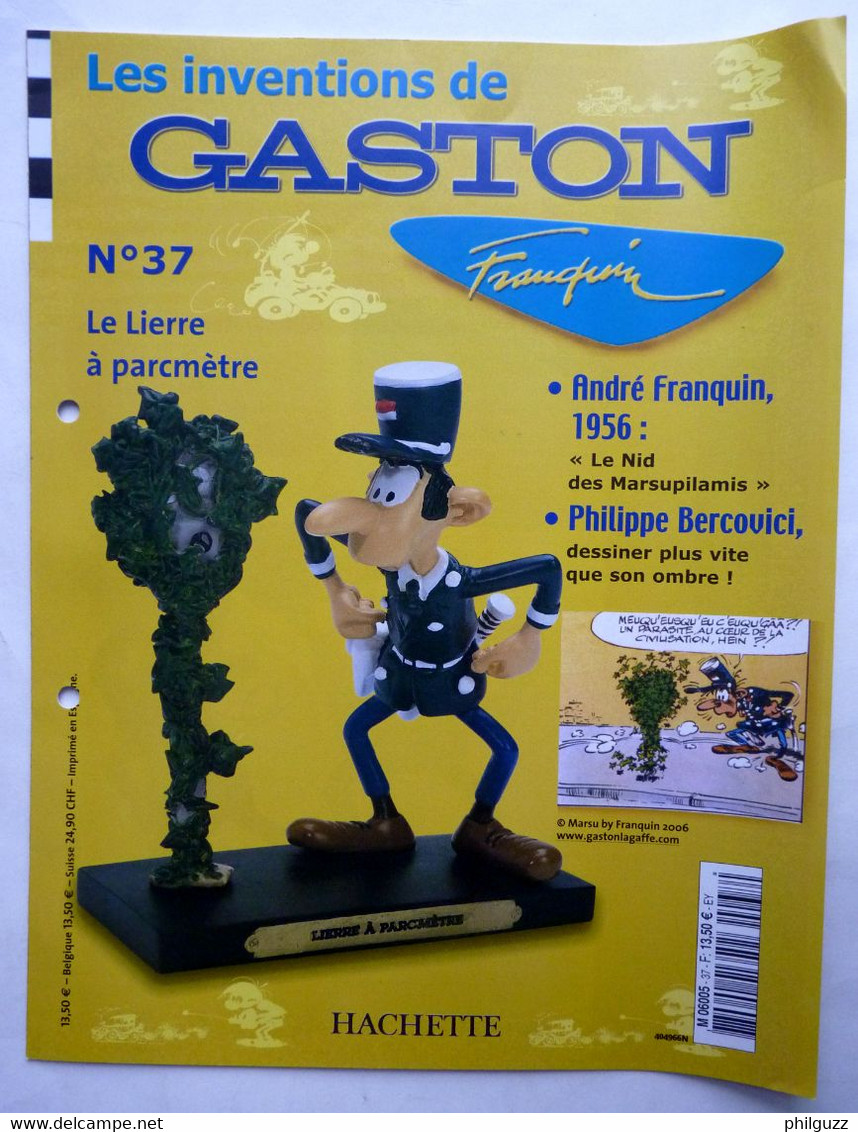 Livret Hachette LES INVENTION DE GASTON HACHETTE 37 - Figurine In Plastica