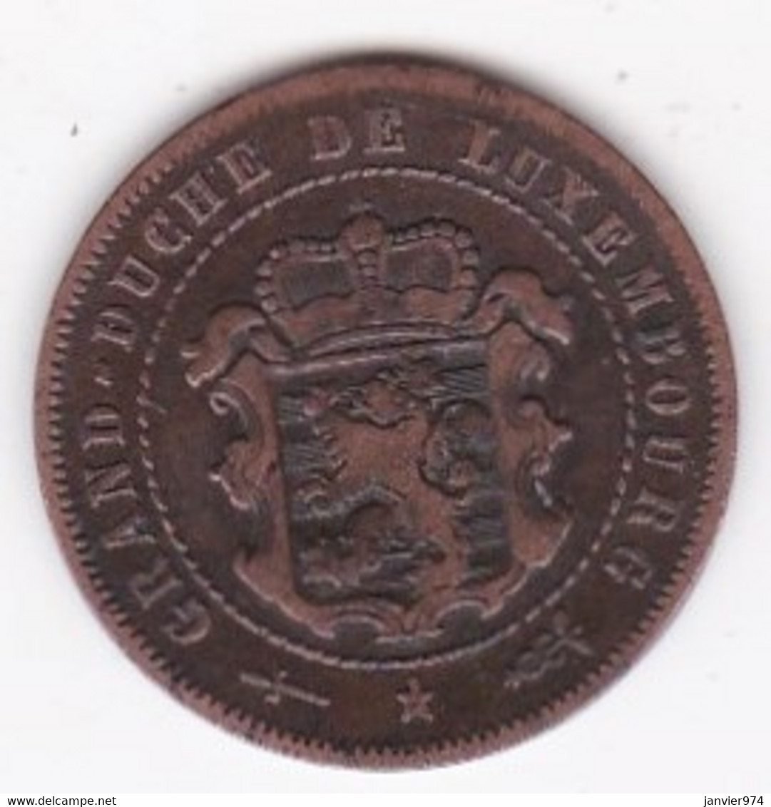 Luxembourg 2 1/2 Centimes 1870, Petit Point Sur "BARTH" William III, L#266-4 - Luxemburgo