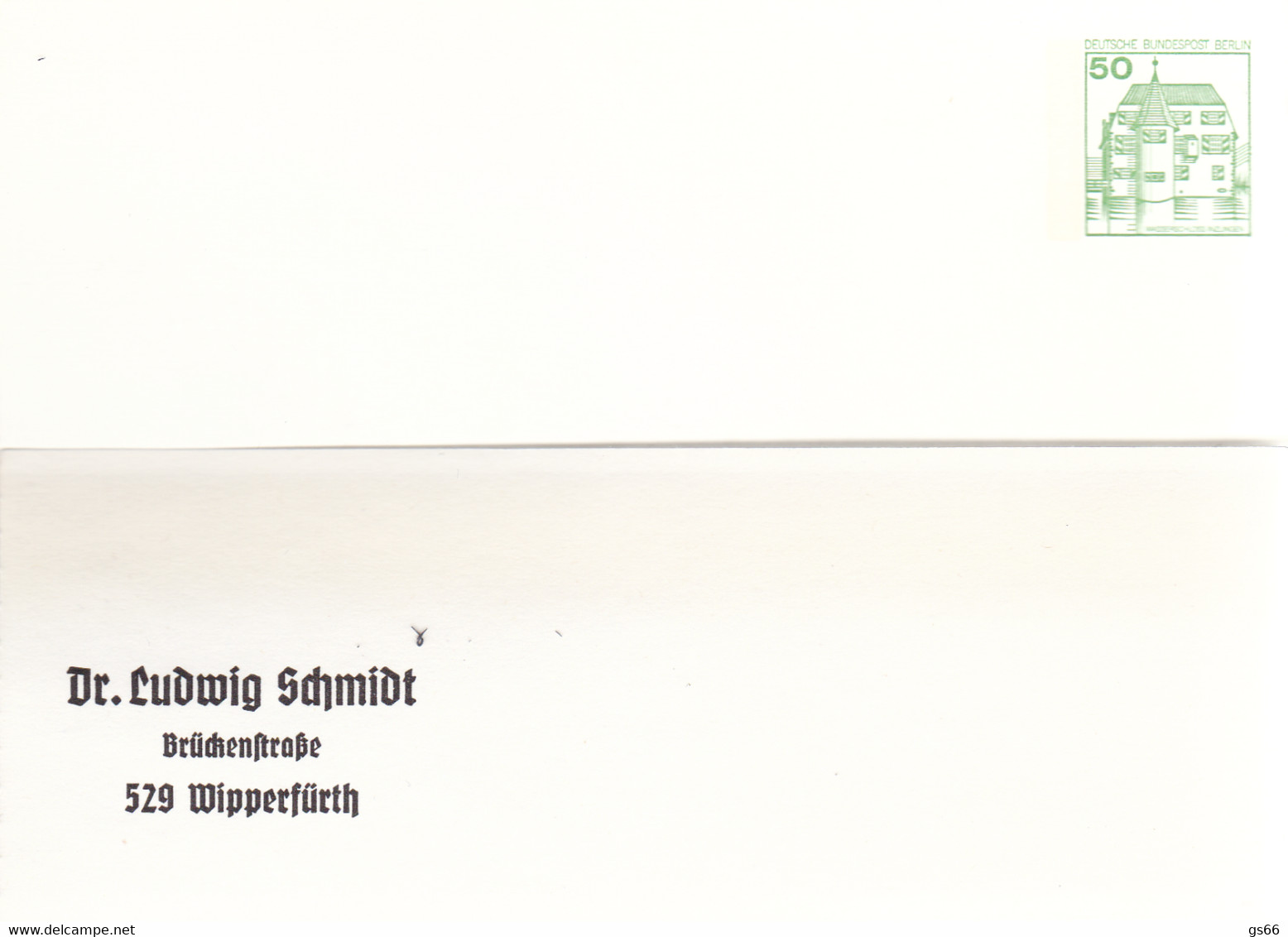 Berlin, PP 082 B2/003, BuSchl. 50, Faltkarte Dr. Schmidt - Privatpostkarten - Ungebraucht