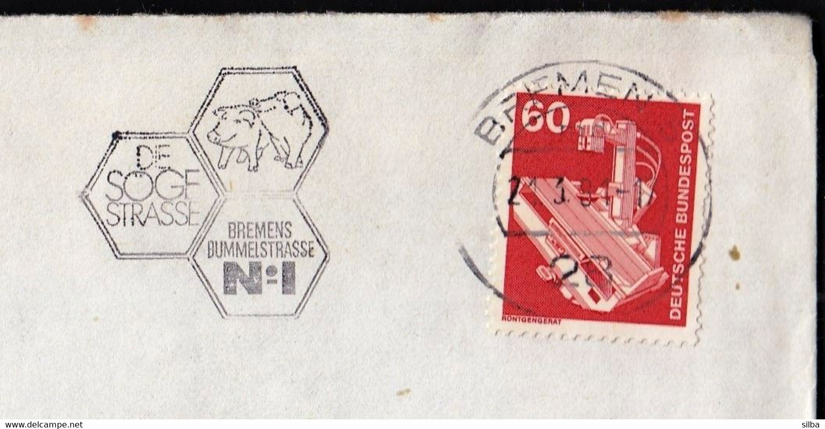 Germany Bremen 1981 / De Soge - Strasse / Schweine Stempel Ratskeller / Pig / Machine Stamp, ATM - Farm