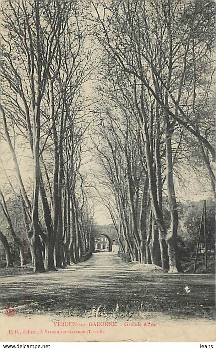 VERDUN SUR GARONNE - Grande Allée - Verdun Sur Garonne