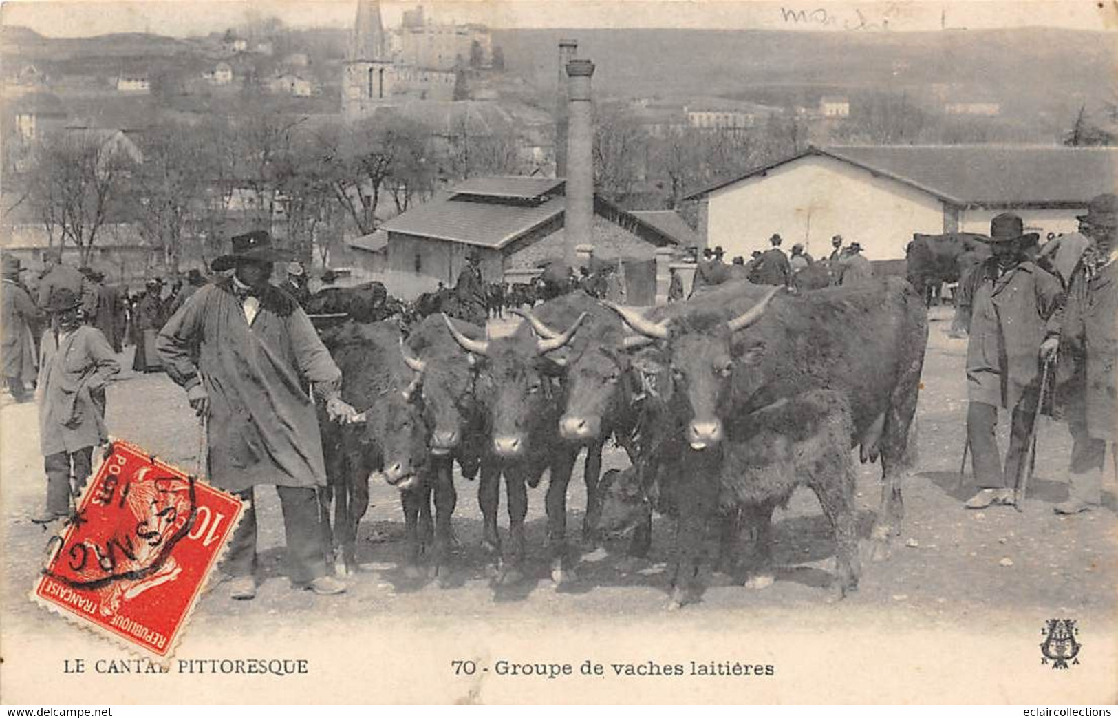 Aurillac        15       Groupe De Vaches Laitières         (Voir Scan) - Aurillac