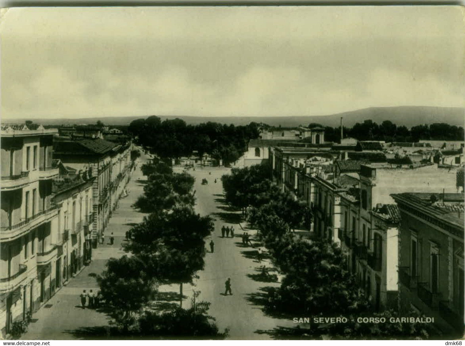 SAN SEVERO ( FOGGIA ) CORSO GARIBALDI - EDIZIONE CASCARANO - SPEDITA 1952 (BG6188) - San Severo