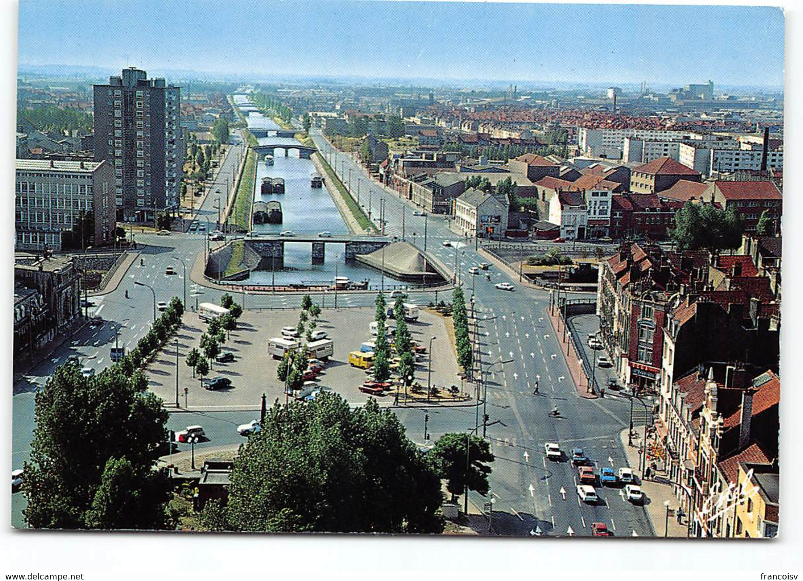 Dunkerque. Le Canal De Bergues.  Peniches. Edit Estel - Dunkerque