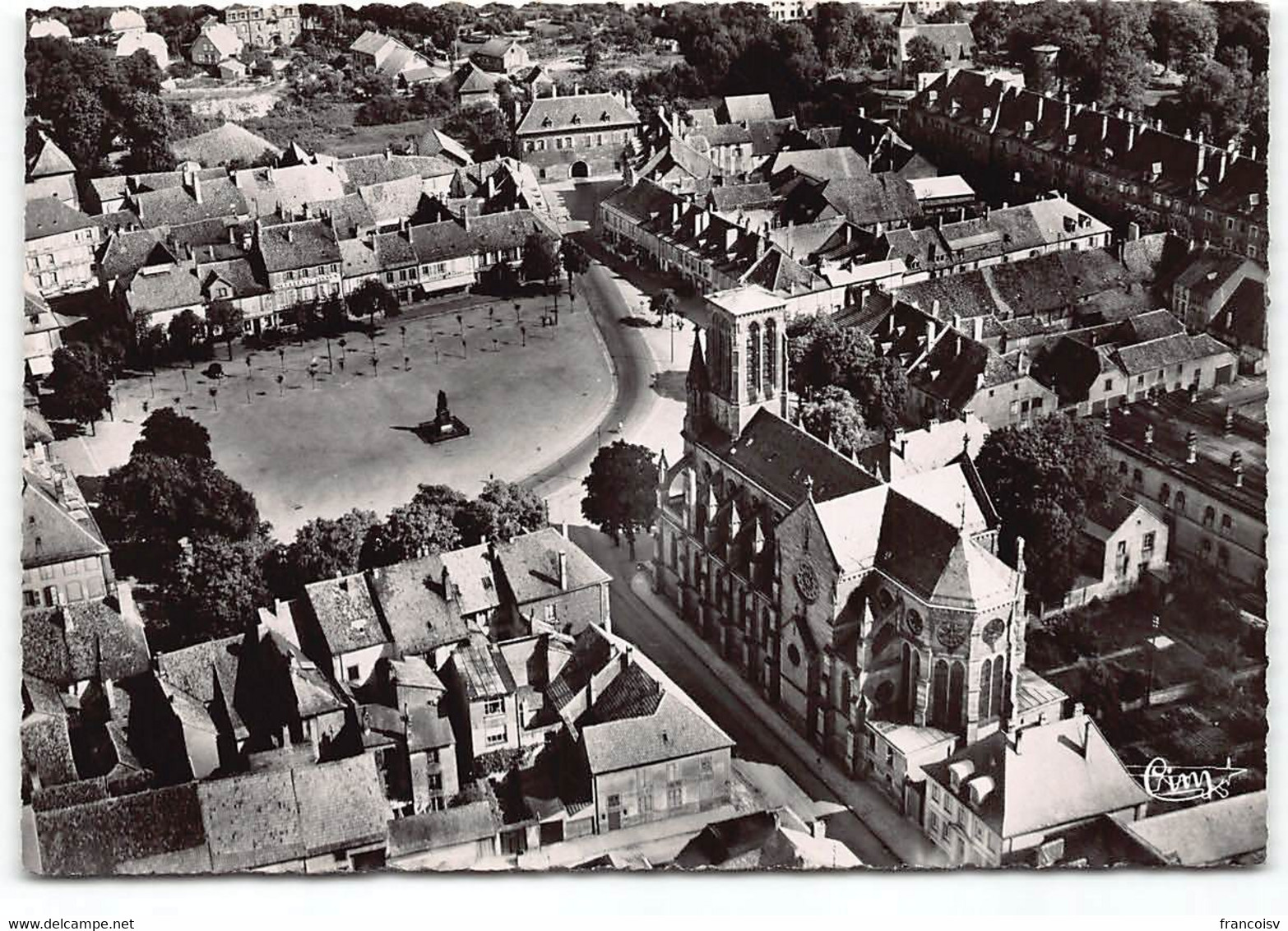 Phalsbourg Vue Aerienne Sur L'eglise. Edit Cim  CPSM GF - Phalsbourg