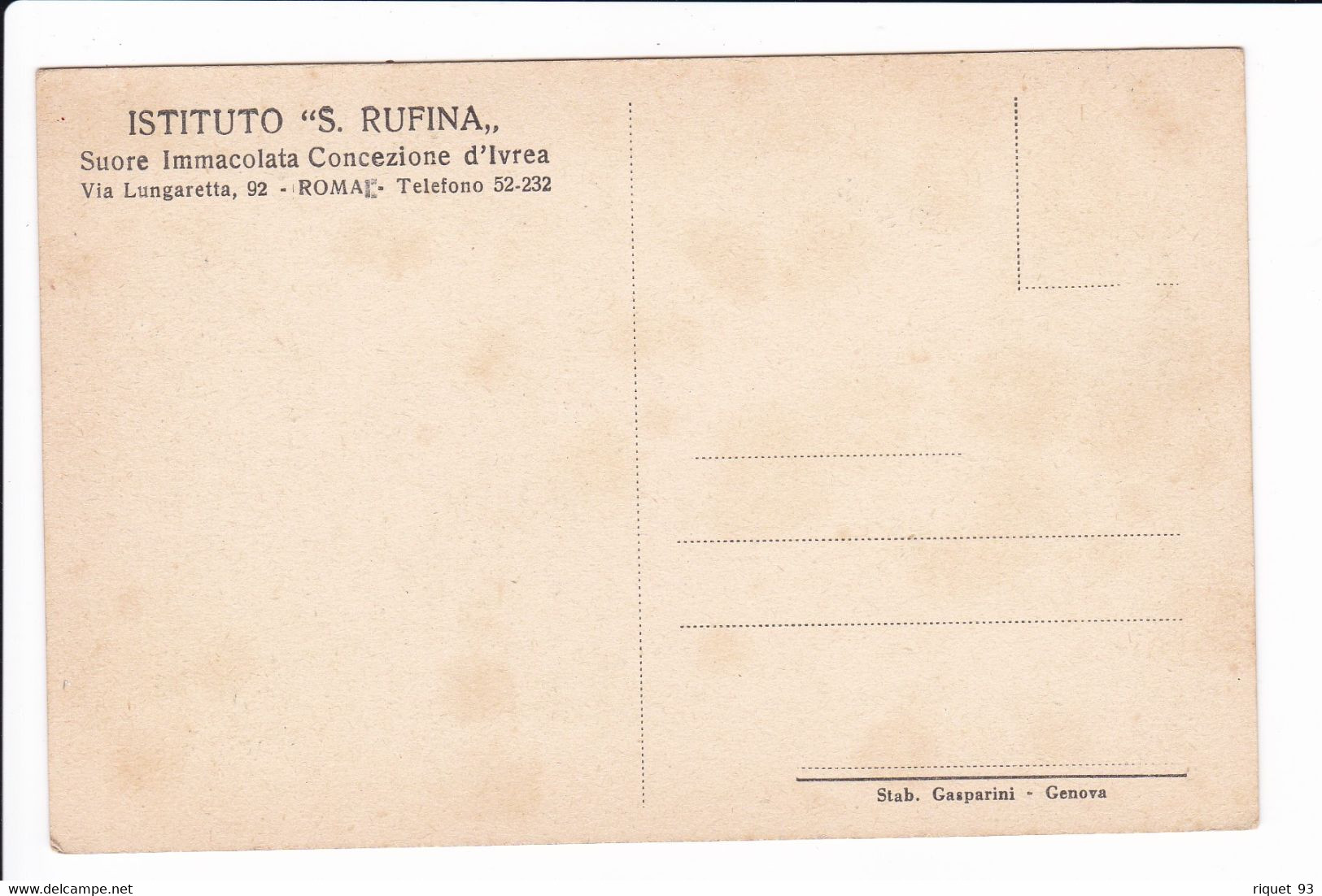 ISTITUTO "S. RUFINA" - Other & Unclassified