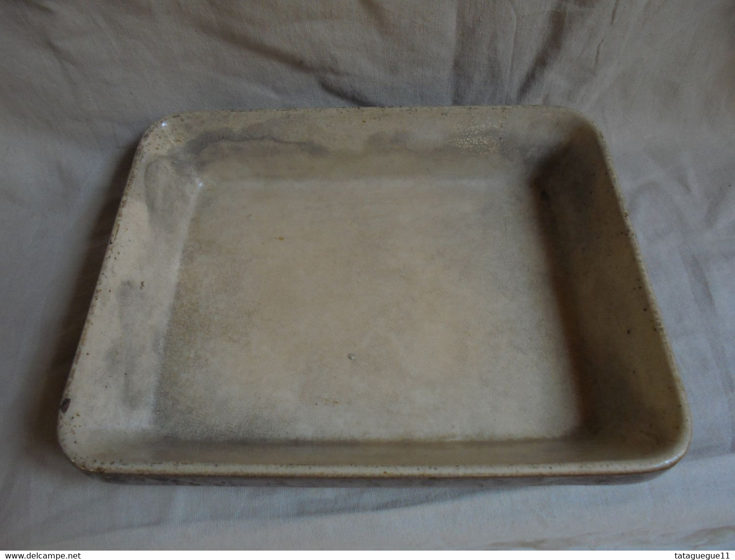 Ancien - Plat à Gratin Emile Henry N° 5 Marcigny France - Schalen Und Tabletts