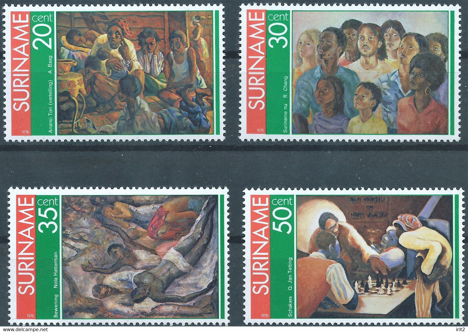 Suriname,1976 Paintings By Surinam Artists ,MNH - Surinam