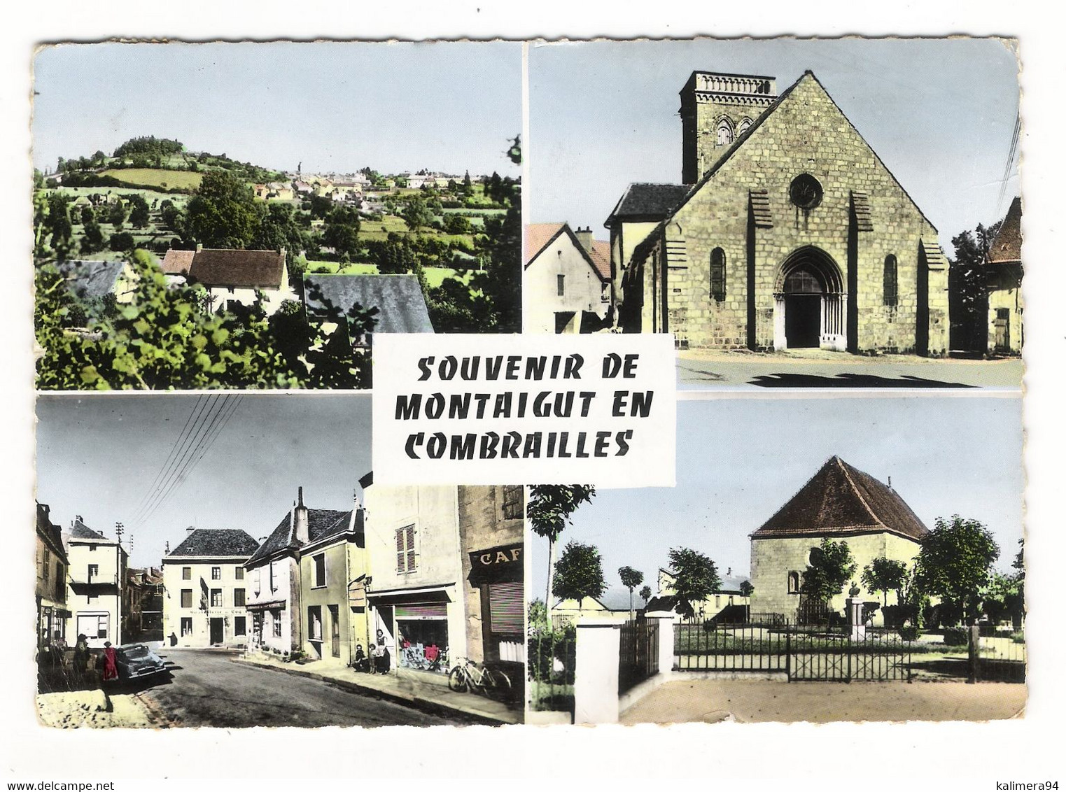 PUY-DE-DÔME  /  Souvenir  De  MONTAIGUT-en-COMBRAILLES  /  MULTIVUES - Montaigut