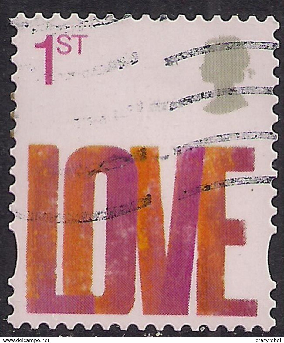 GB 2008 QE2 1st Smilers Love Used 4th Series SG 2820 ( K446 ) - Used Stamps