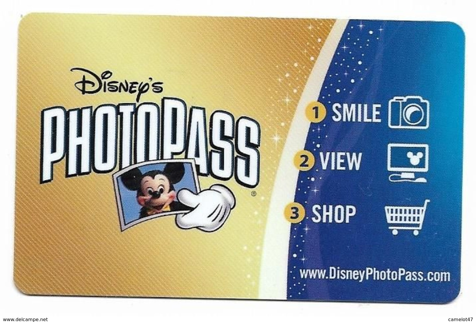 Disney  U.S.A.  Photo Pass, No Value,  # Dphoto-1 - Gift Cards