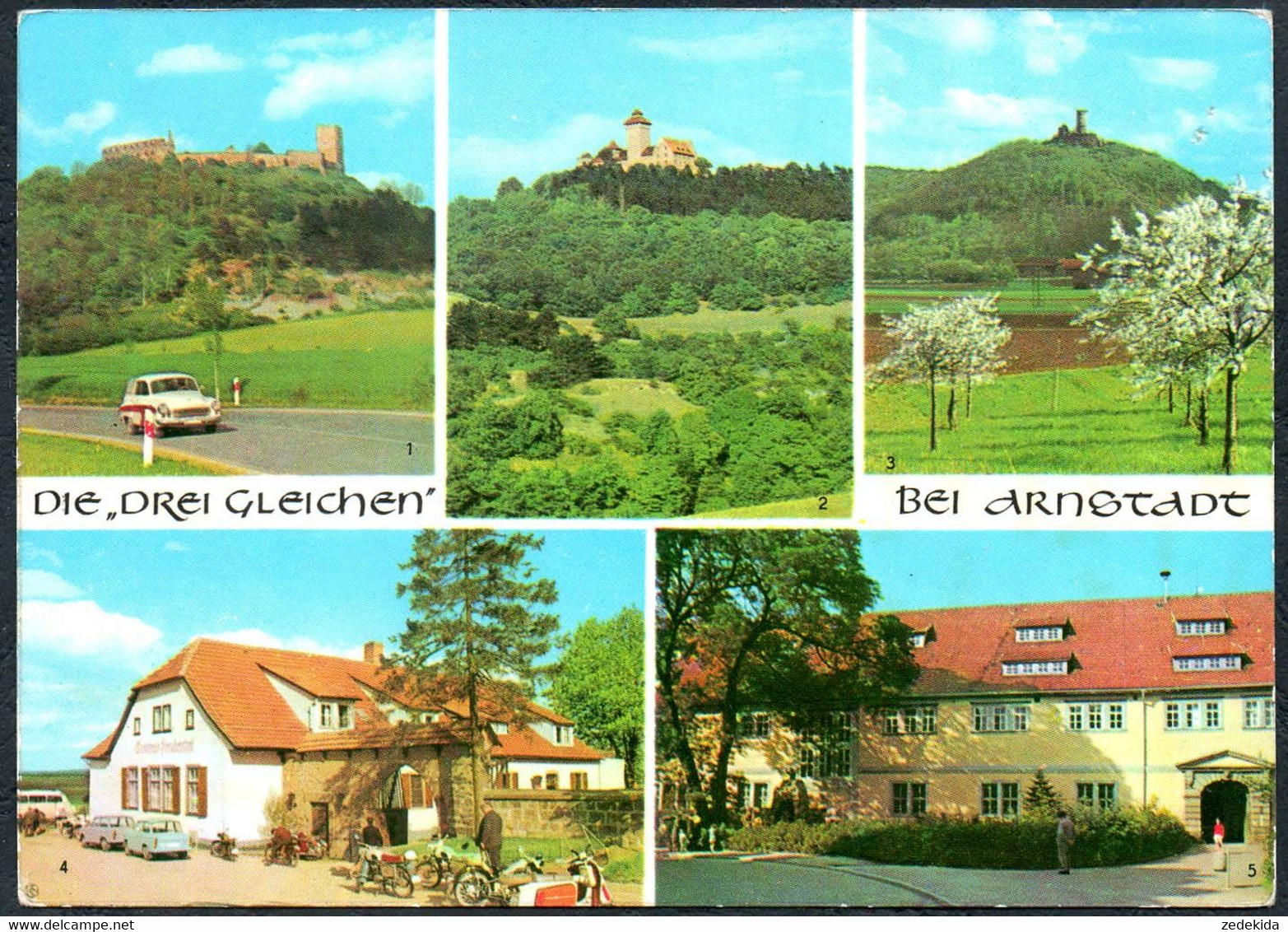 A1444 - Die Drei Gleichen Bei Arnstadt Gaststätte Freudenthal - Auslese Bild Verlag - Arnstadt