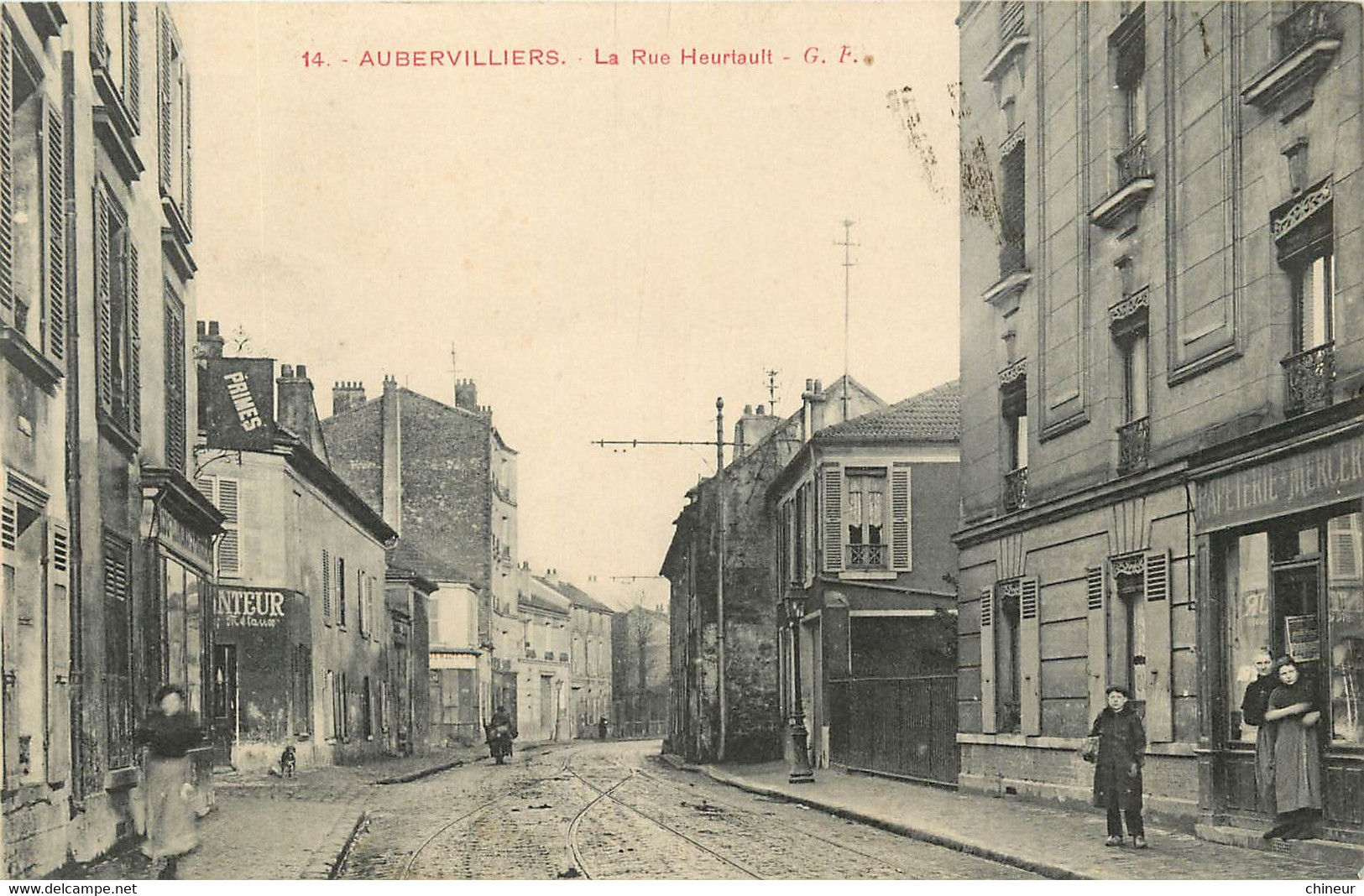 AUBERVILLIERS LA RUE HEURTAULT - Aubervilliers