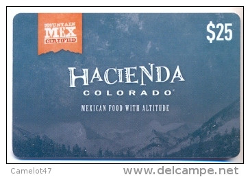 Hacienda Colorado U.S.A., Gift Card For Collection, No Value # 1 - Gift Cards