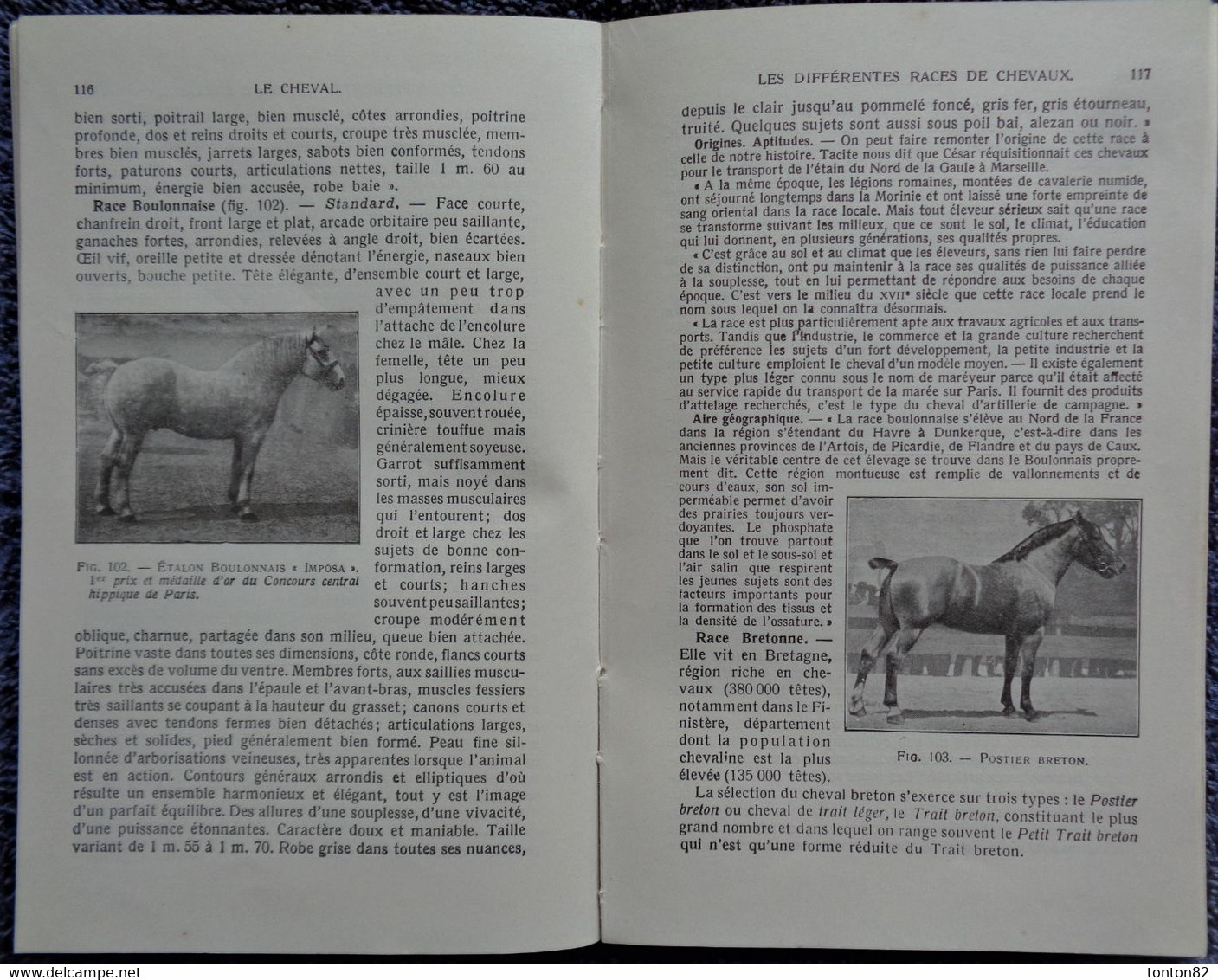 E.C. Fraisse - Le CHEVAL - Encyclopédie des connaissances agricoles  - Hachette - ( 1945 )